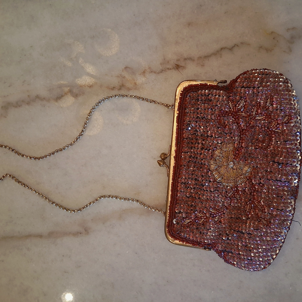 Elegant Beaded Evening Clutch
